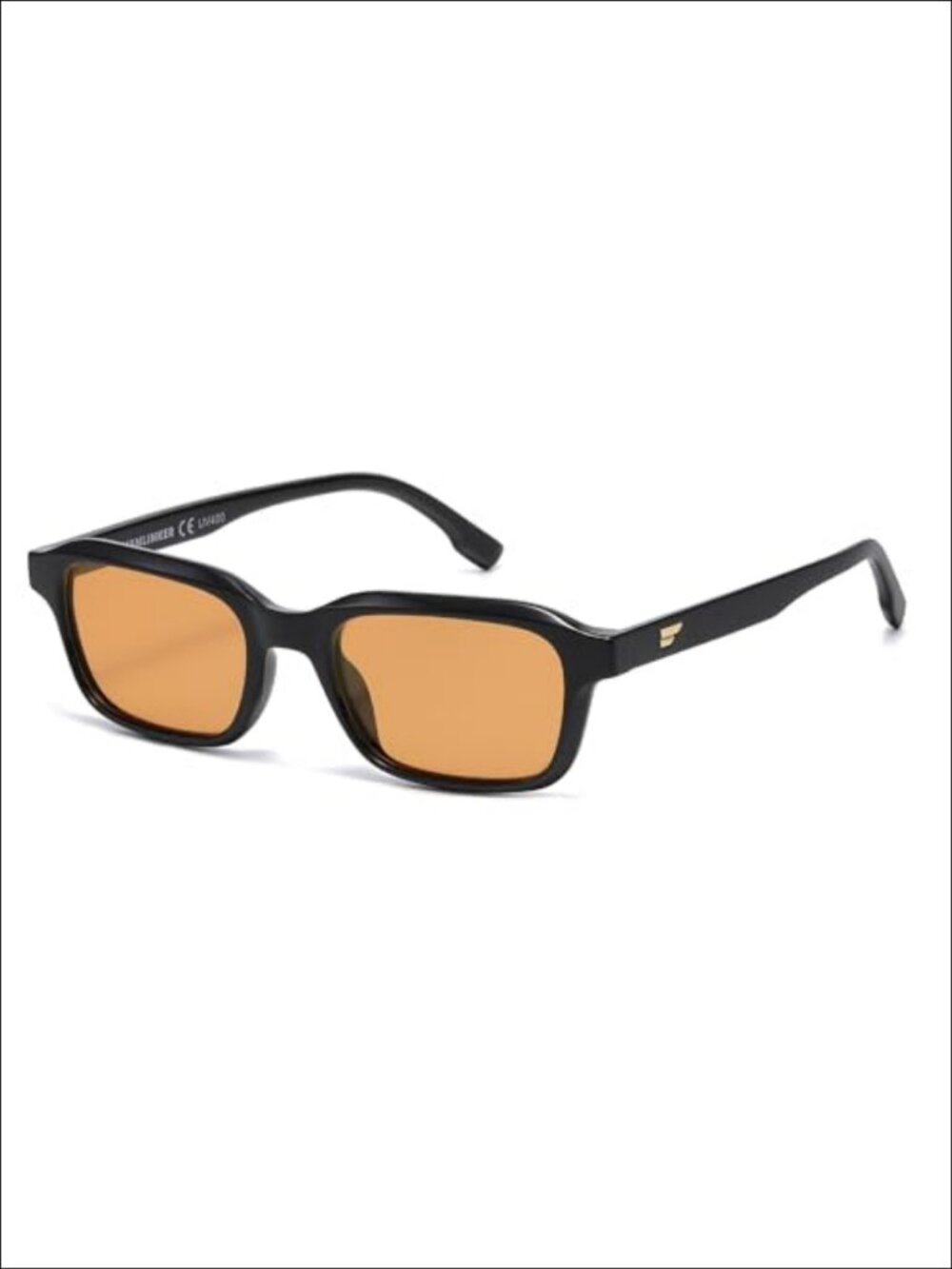 Slim Rectangle Polarized Sunglasses Retro Full-Frame TAC Lens